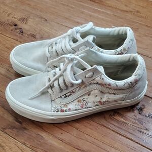 Vans Old Skool Floral Canvas Women's Sneakers
